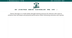 Desktop Screenshot of dancestronger.com